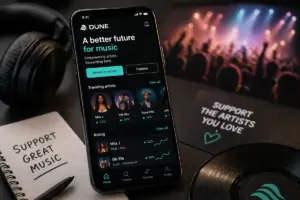 Dune la nuova piattaforma musicale